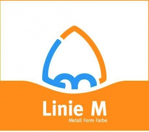 Logo Linie M - Metall Form Farbe - GmbH
